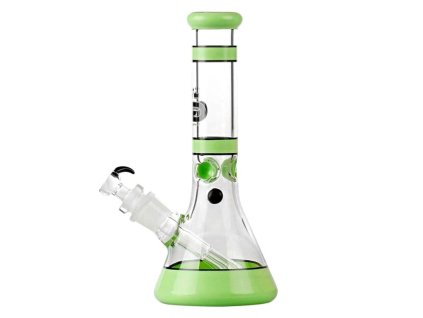 Grace Glass sklenený bong Beaker Series Green – 30 cm, ice catcher, turbo, 7 mm sklo