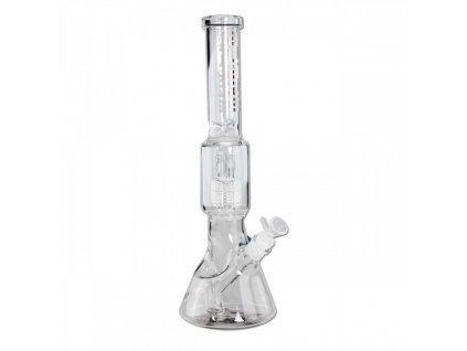 Sklenený bong BLAZE Fire ICE 40 cm – cylindrický tvar s ice catcherom | Vaporama.sk
