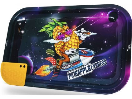 Tácka s magnetickou drvičkou Superhigh Pineapple Express – Large | Best Buds | Vaporama.sk