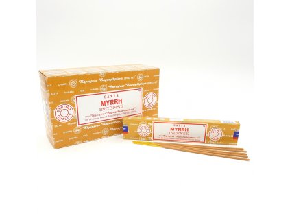 Satya Myrrh vonné tyčinky 15g – vôňa myrhy, 12 ks | Vaporama.sk