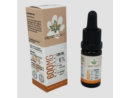 Hemp Point CBD konopný olej 6 % – 10 ml fľaštička | Vaporama.sk