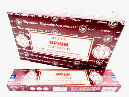 Satya Opium vonné tyčinky 15g – zmyselná orientálna vôňa, 12 ks | Vaporama.sk