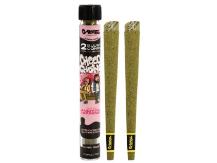 G-Rollz Cheech & Chong Strawberry Cheesecake – bylinný blunt 2 ks | Vaporama.sk