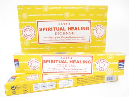 Satya Spiritual Healing vonné tyčinky 15g – duchovná aróma, 12 ks | Vaporama.sk