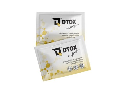 DTOX Wipes – vlhčený detoxikačný obrúsok na rýchlu očistu pokožky, dostupný na vaporama.sk
