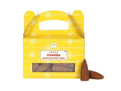 Satya Chakra backflow vonné kužele 15g – harmonizačná aróma, 12 ks | Vaporama.sk