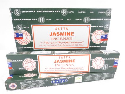 Satya Jasmine vonné tyčinky 15g – jazmínová vôňa, 12 ks | Vaporama.sk