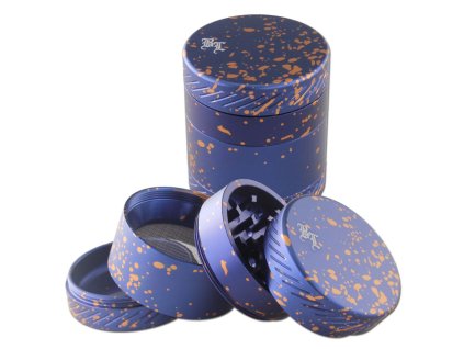 Modrá 4-dielna drvička Black Leaf Crown 50 mm | Vaporama