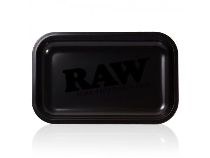 RAW Black Matte Tray Small – matná kovová tácka 28 × 17,5 cm | Vaporama.sk
