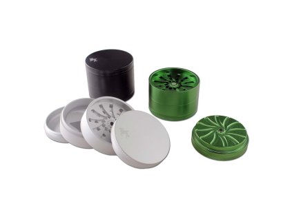 Black Leaf Masher drvička bez zubov – čierna 4-part 52 mm | Vaporama