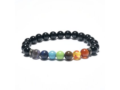 8mm 7 chakra bracelet without box onyx 1