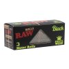 RAW Black Organic Hemp Rolls – 3 m čierny konopný papier na balenie | Vaporama.sk