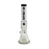 Sklenený bong BLAZE ICE – 35 cm, čierny, drum perkolátor | Vaporama.sk