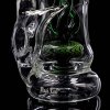 Ručne fúkaný recycler bong EHLE x Black Leaf 20 cm – prémiová edícia | Vaporama