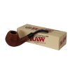 RAW Natural Wooden Pipe – fajka z dreva bubinga s logom RAW | Vaporama.sk