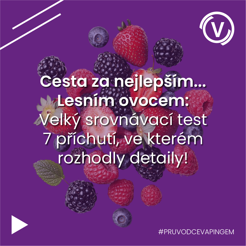 Cesta za nejlepším lesním ovocem: Velký srovnávací test 7 příchutí, ve kterém rozhodly detaily 🍓🫐💨