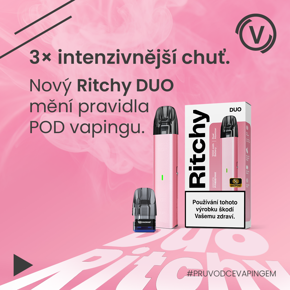 Zapomeňte na Cloud Chasing. Přichází éra "Pod Chasingu" s Ritchy DUO Pod 💨💨💨