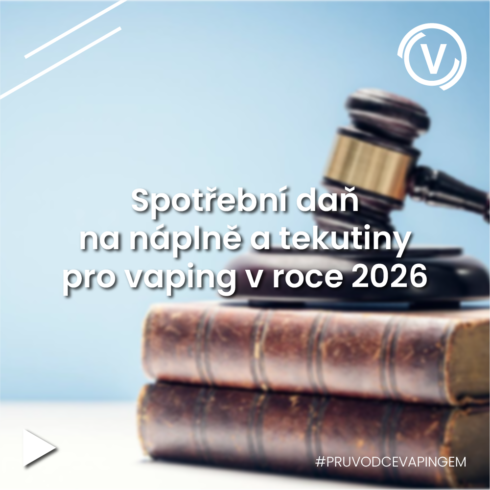 Spotřební daň na náplně a tekutiny pro vaping v roce 2026