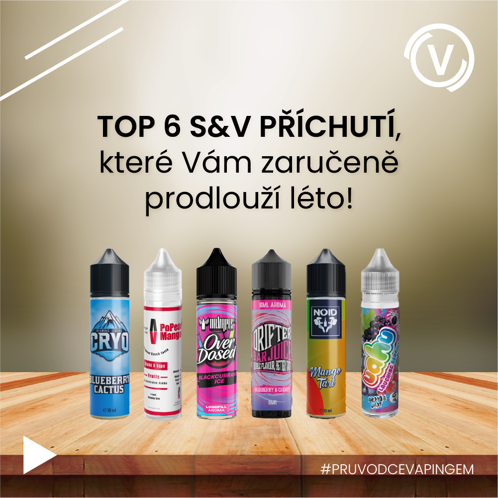 6 NEJLÁKAVĚJŠÍCH Shake&Vape příchutí, které ti PRODLOUŽÍ léto!