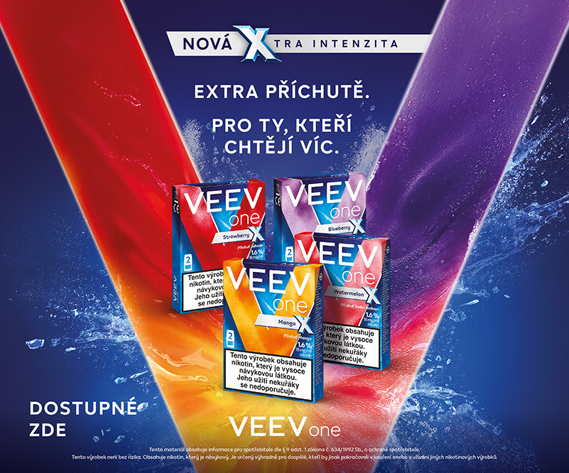 VEEV one X má čtyři nové příchutě!
