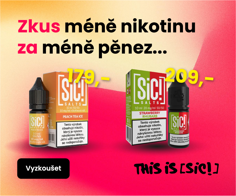 Používej 10mg a ušetři se Sic Salts!