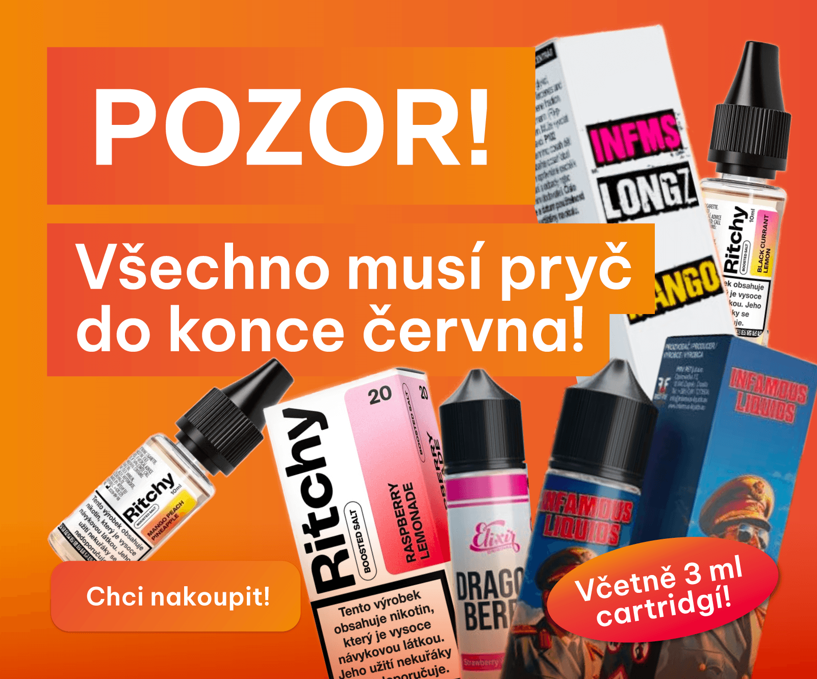 Poslední šance nakoupit své oblíbené produkty s 50% slevou