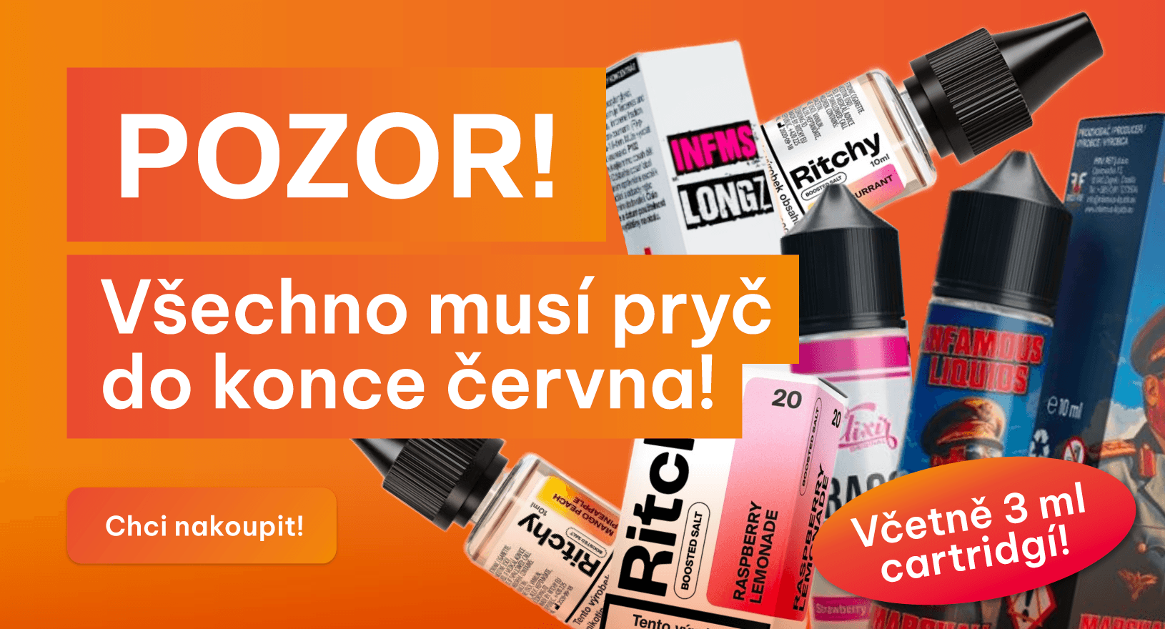 Poslední šance nakoupit své oblíbené produkty s 50% slevou