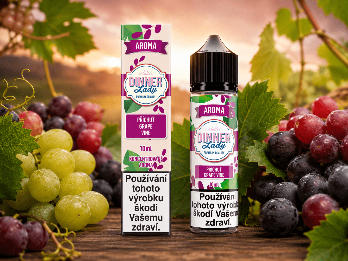 Dinner Lady Grape Vine příchuť