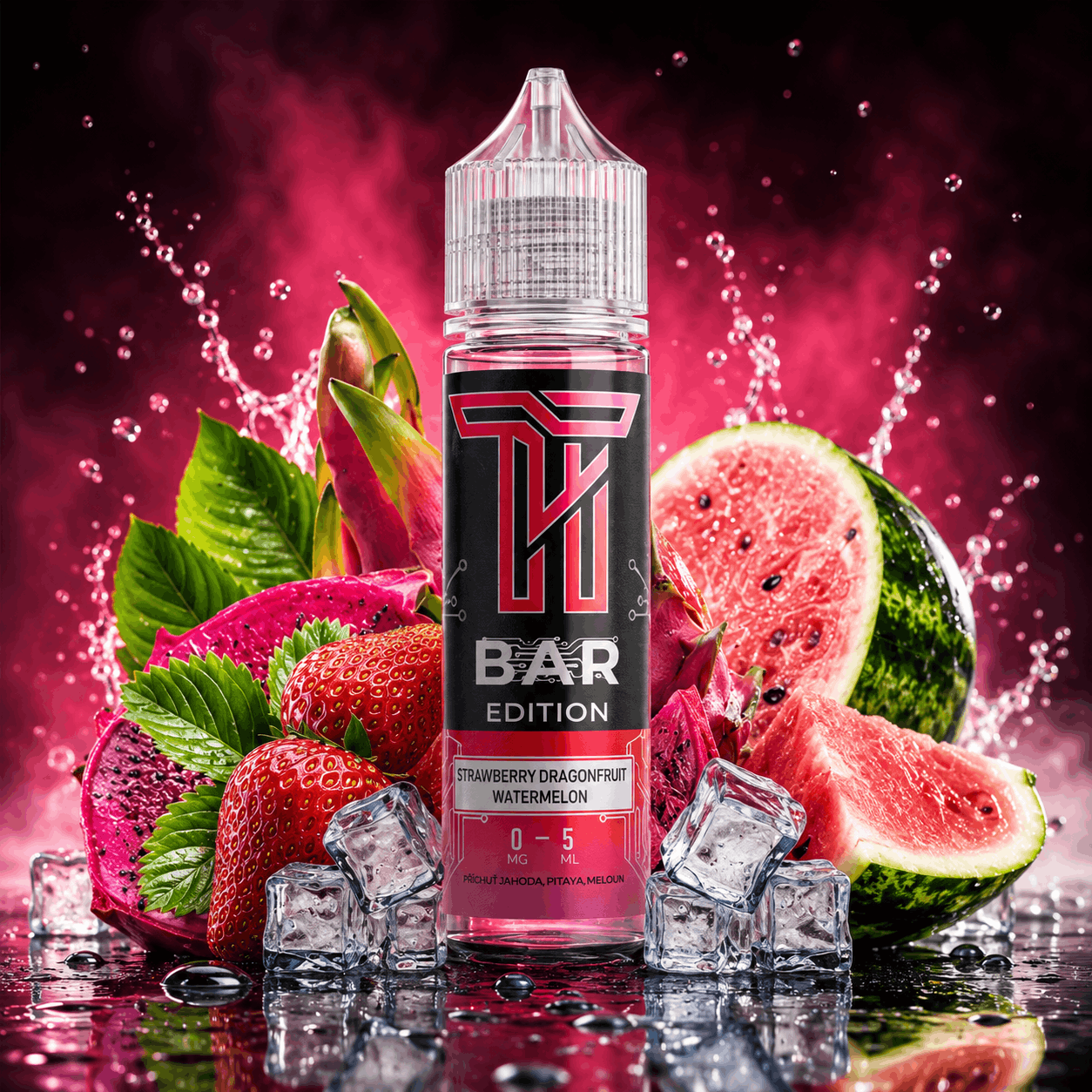 TI Juice Strawberry Dragonfruit Watermelon příchuť