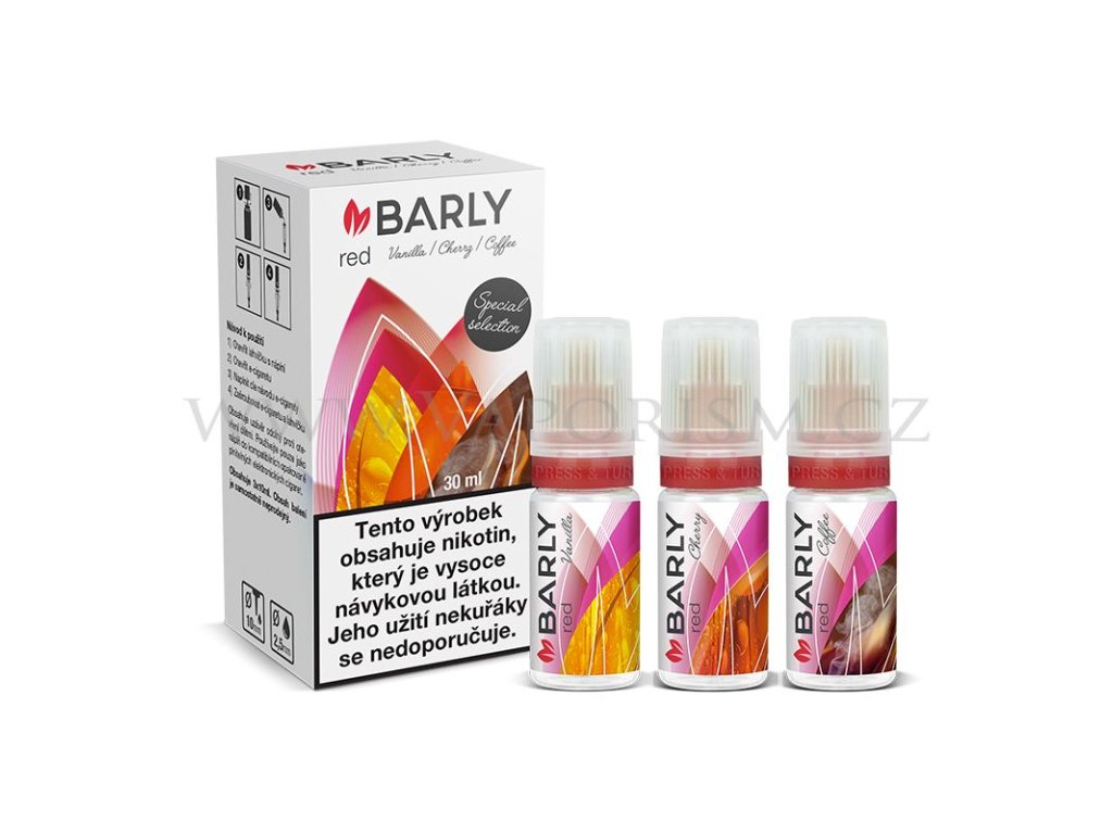 E-liquid Barly - Vanilla Cherry Coffee 3x10ml (Nikotin 5 mg)