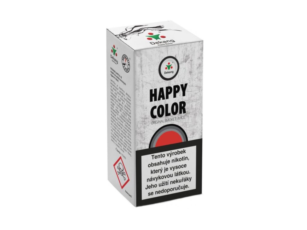e-liquid Dekang HAPPY COLOR 10ml (Nikotin 6 mg)