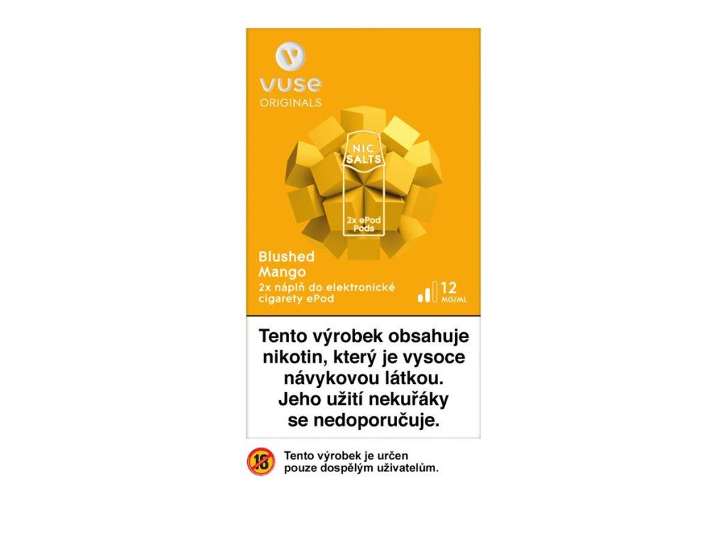 blushed mango vuse pods VUSE ePOD náplň Blushed Mango 2ML 12MG - 2KS