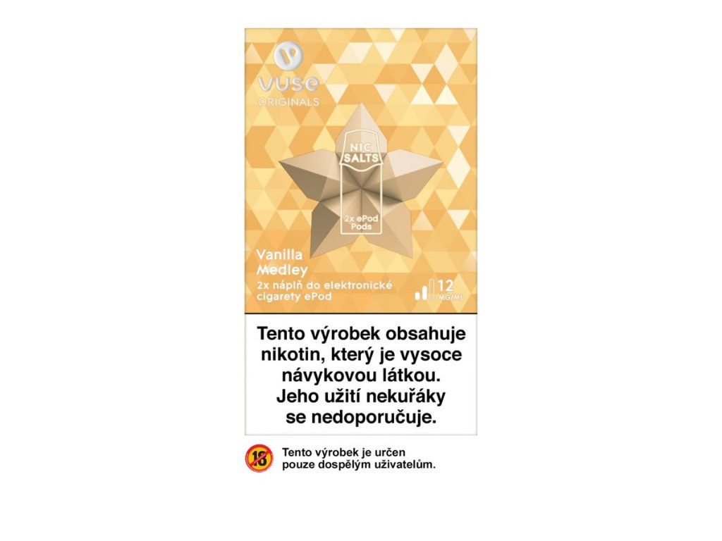elfbar elfa kaufen VUSE ePOD náplň Vanilla Medley 2ML 12MG - 2KS
