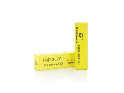 baterie listman 20700 3400mah 40a
