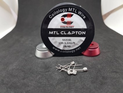 coilology nerezovy drat ss316l mtl clapton 3 04 m