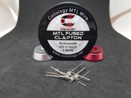coilology nichromovy drat ni80 mtl fused clapton 3 04 m