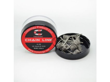 coilology predmotane spiralky pro dl chain link ni80 nichrome 10ks