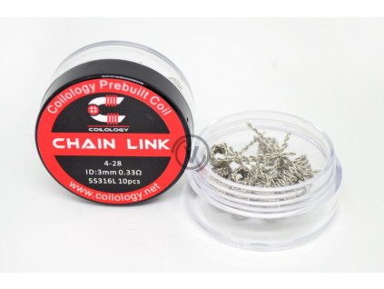 coilology predmotane spiralky pro dl chain link ss316l 10ks