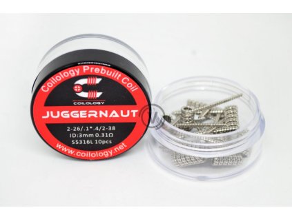 coilology predmotane spiralky pro dl juggernaut ss316l 10ks