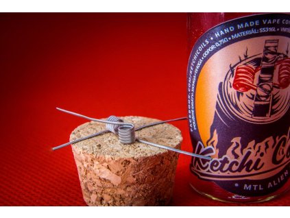 custom ketchi coils ss316l mtl alien fused clapton 0 75 ohm