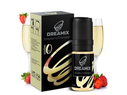 Dreamix - Jahoda Se Šampaňským / Strawberry Champagne 10ml (Nikotin 0 mg - BEZ NIKOTINU)