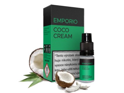 E-liquid Emporio - Coco Cream 10ml (Nikotin 0 mg - BEZ NIKOTINU)