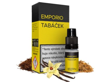 E-liquid Emporio - Tabáček 10ml (Nikotin 0 mg BEZ NIKOTINU - Kolek Q)