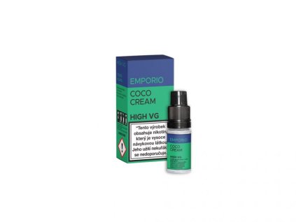 e-liquid EMPORIO HIGH VG Coco Cream 10ml (Nikotin 3 mg)