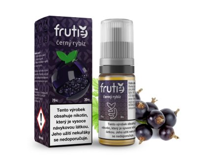 Frutie - Černý rybíz / Blackcurrant 10ml (Nikotin 0 mg - BEZ NIKOTINU)