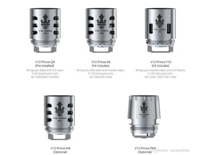 nahradni zhavici hlava x6 0 15 ohm pro smok tfv12 prince stick prince