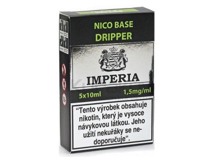 Nikotinová báze Imperia Dripper - 70/30 : 5x10ml / Dripper Booster Imperia / Imperia Booster Dripper (Nikotin 1,5 mg)