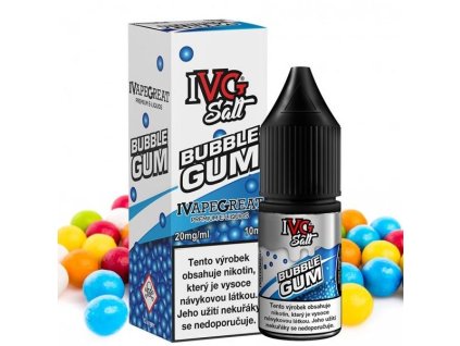 Nikotinová Sůl IVG Salt - Bubblegum / Sladká žvýkačka 10ml (Nikotin 10 mg)