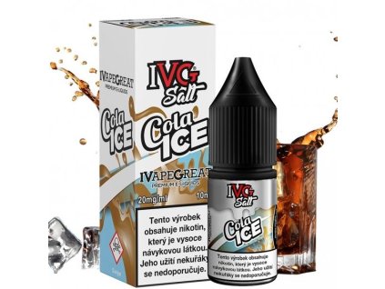 Nikotinová Sůl IVG Salt - Cola Ice / Ledová cola 10ml (Nikotin 10 mg)