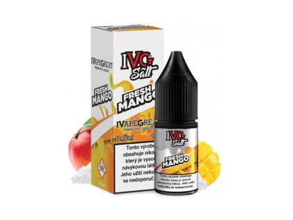 Nikotinová Sůl IVG Salt - Fresh Mango / Šťavnaté mango 10ml (Nikotin 10 mg)